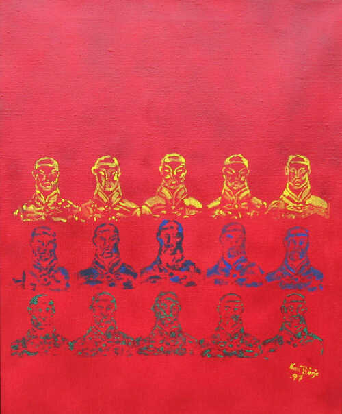 Red Sami art print.