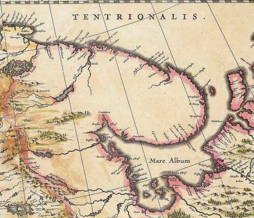 Map of "White sea"